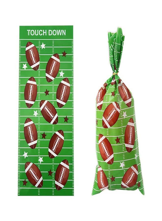 آر إس 50 كيس هدايا لكرة القدم من RS - أكياس سيلوفان قابلة للإغلاق الحراري مع 50 ربطة ملتوية لحفلات أعياد ميلاد الأطفال - Image 3